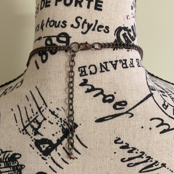 *Host Pick* Bronze Bib Fringe Statement Necklace - Picture 4 of 4